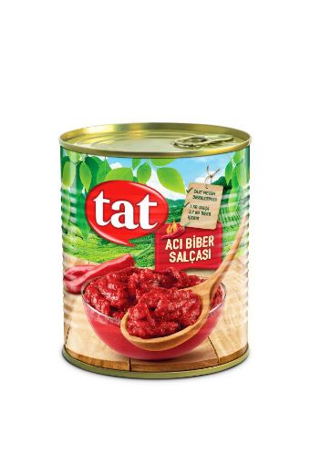 TAT ACI BİBER SALÇASI 810 GR resmi