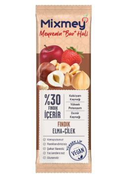 MİXMEY ELMALI,ÇİLEKLI FINDIKLI 25 GR resmi