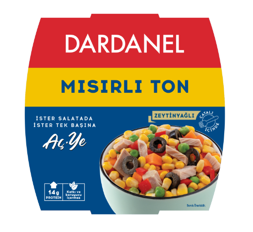 DARDANEL 160 GR MISIRLI TON 6'LI resmi