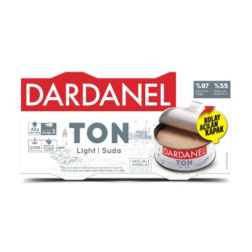 DARDANEL LIGHT 140 GR x 2 12'Lİ resmi