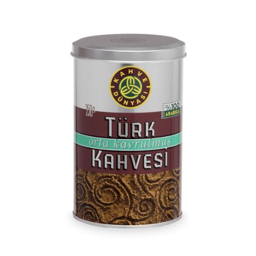 TÜRK KAHVESİ ORTA KAVRULMUŞ ÖĞÜT. 250G TENEKE *12 KL resmi