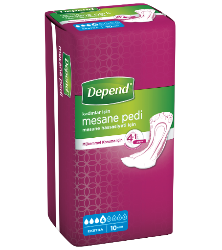 DEPEND MESANE PEDİ KADIN EKSTRA (10*6)'' resmi