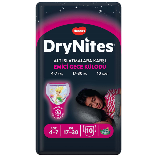 HUGGIES DRYNITES KUÇUK KIZ (3x10) resmi