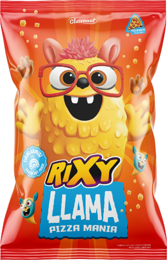 RIXY LLAMA PİZZA ÇEŞNİLİ MISIR CİPSİ 40 GR resmi