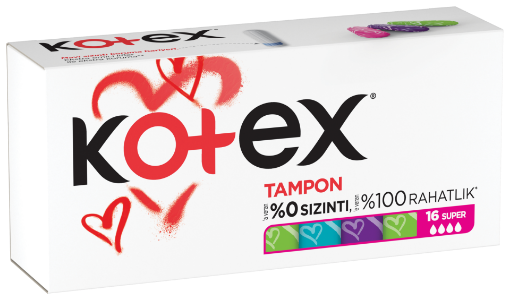 KOTEX TAMPON SUPER(16*12) resmi