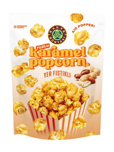 KD POPCORN YER FISTIKLI KARAMEL 80 GR resmi