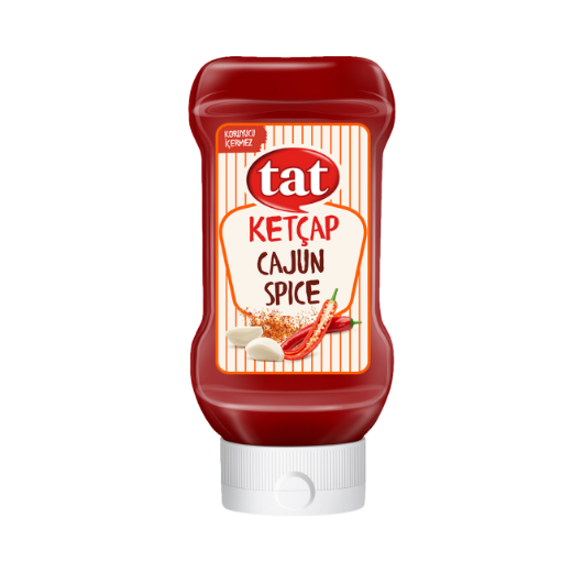 TAT KETÇAP CAJUN BAHARATLI 380 G resmi