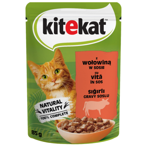 KİTEKAT YETİŞKİN SIĞIR ETLİ YAŞ 85G*28 resmi