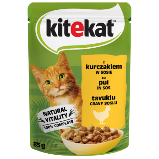 KİTEKAT YETİŞKİN TAVUKLU YAŞ MA 85G*28 resmi