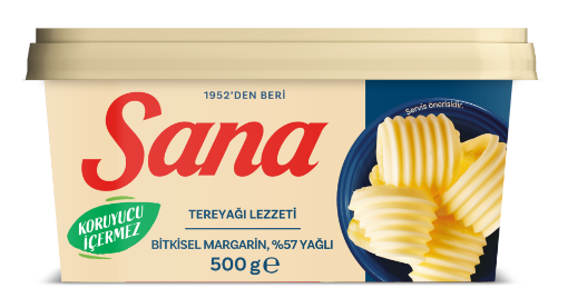 SANA TEREYAĞI LEZZETİ KASE 500 GR 16'LI resmi