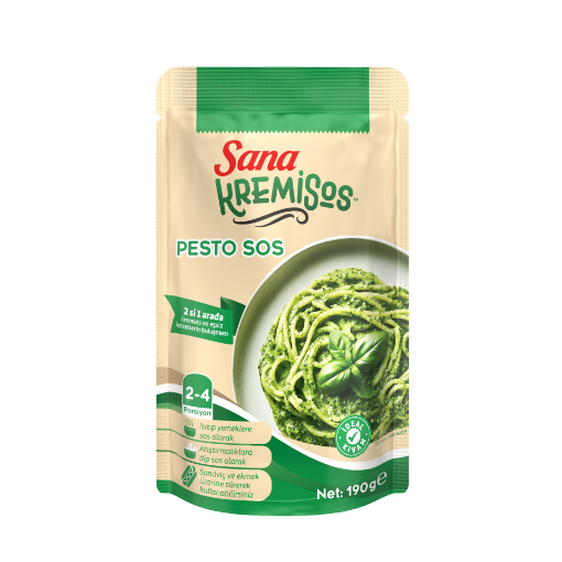 SANA KREMISOS PESTO 8 x 190 GR resmi